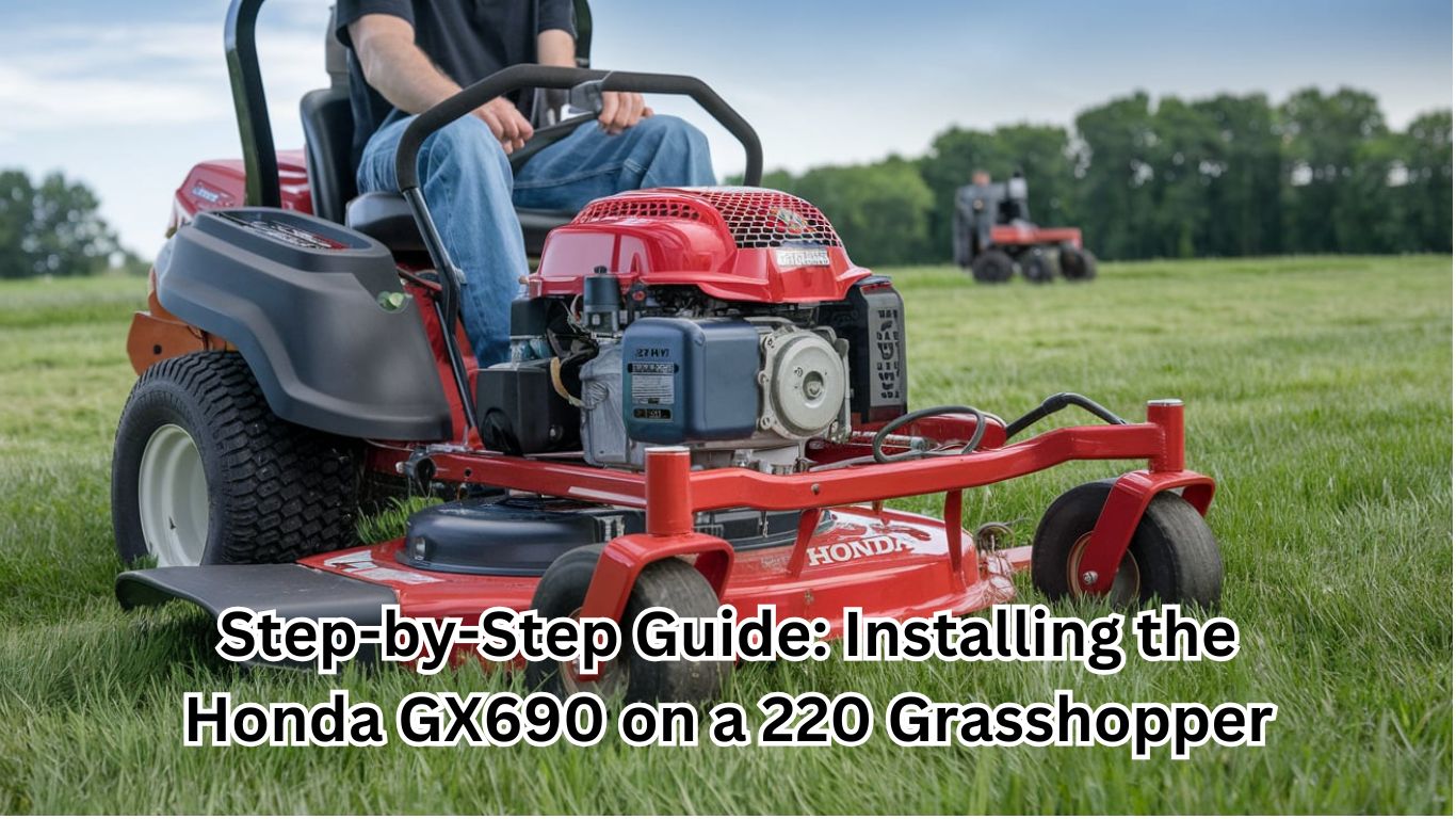 Step-by-Step Guide: Installing the Honda GX690 on a 220 Grasshopper