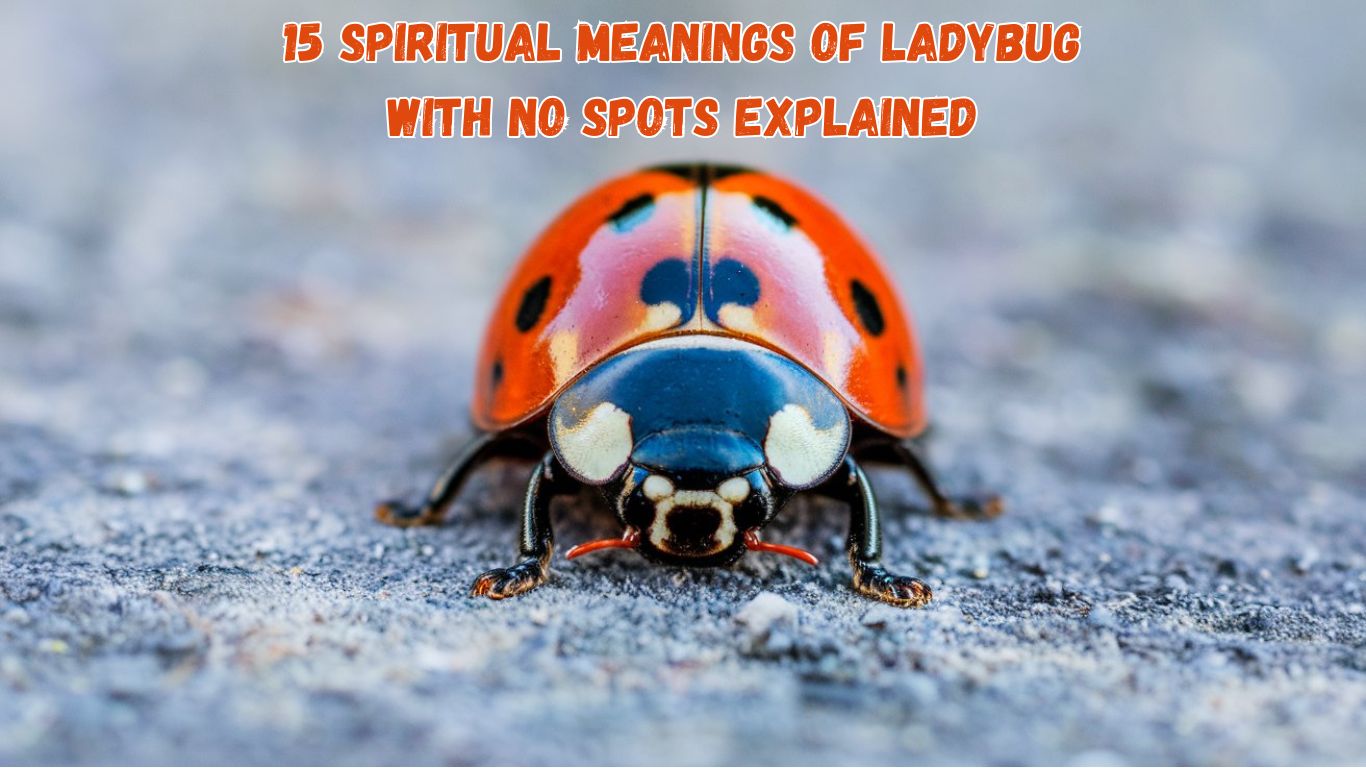 15 Spiritual Meanings of Ladybug With No Spots Explained