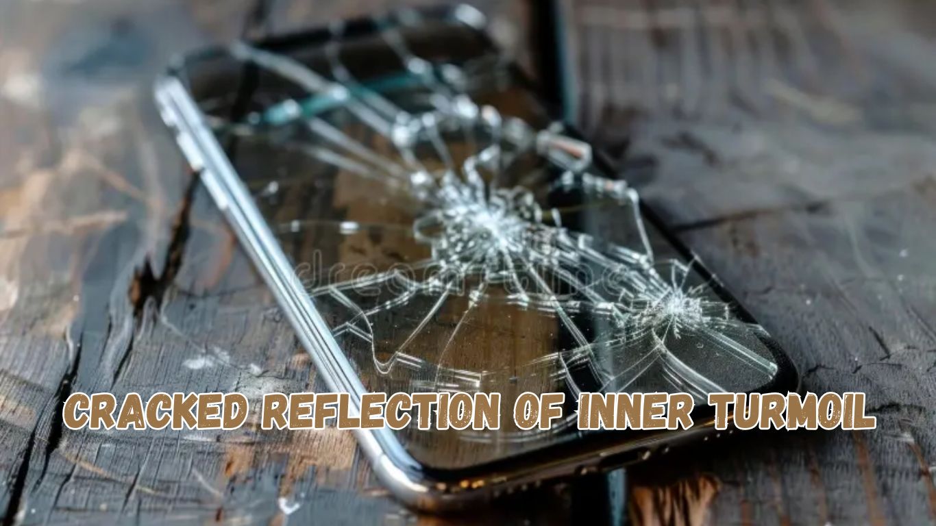 Cracked Reflection of Inner Turmoil